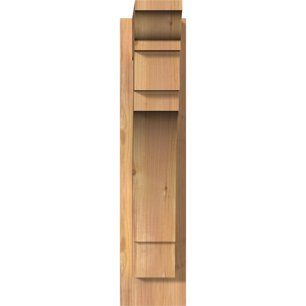 Merced Smooth Traditional Outlooker, Western Red Cedar, 5 1/2W X 16D X 24H